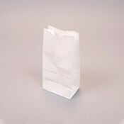 4 lb. White Kraft Paper Bakery Bags